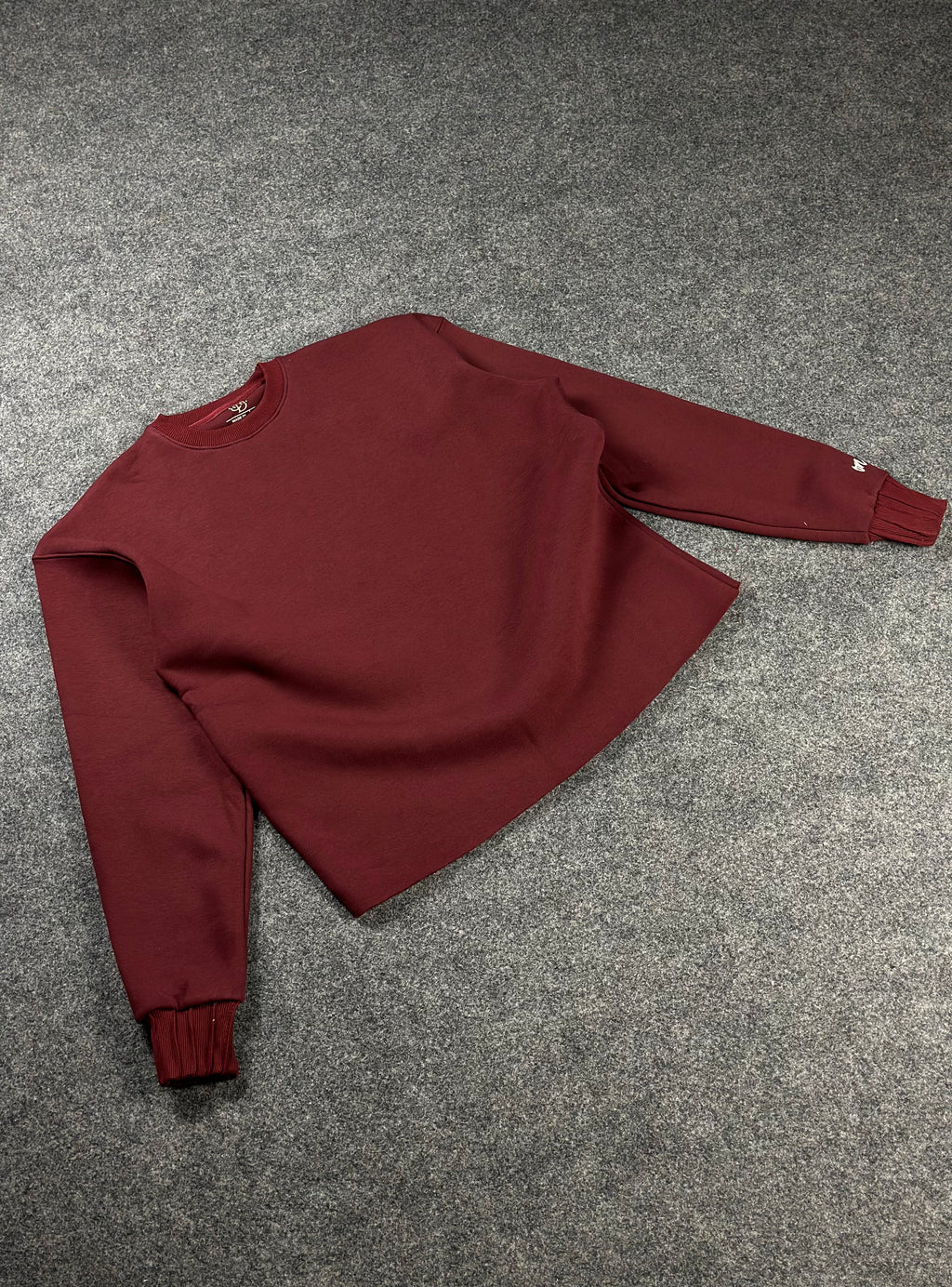 Crew-Neck Burgundy