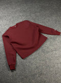 Crew-Neck Burgundy
