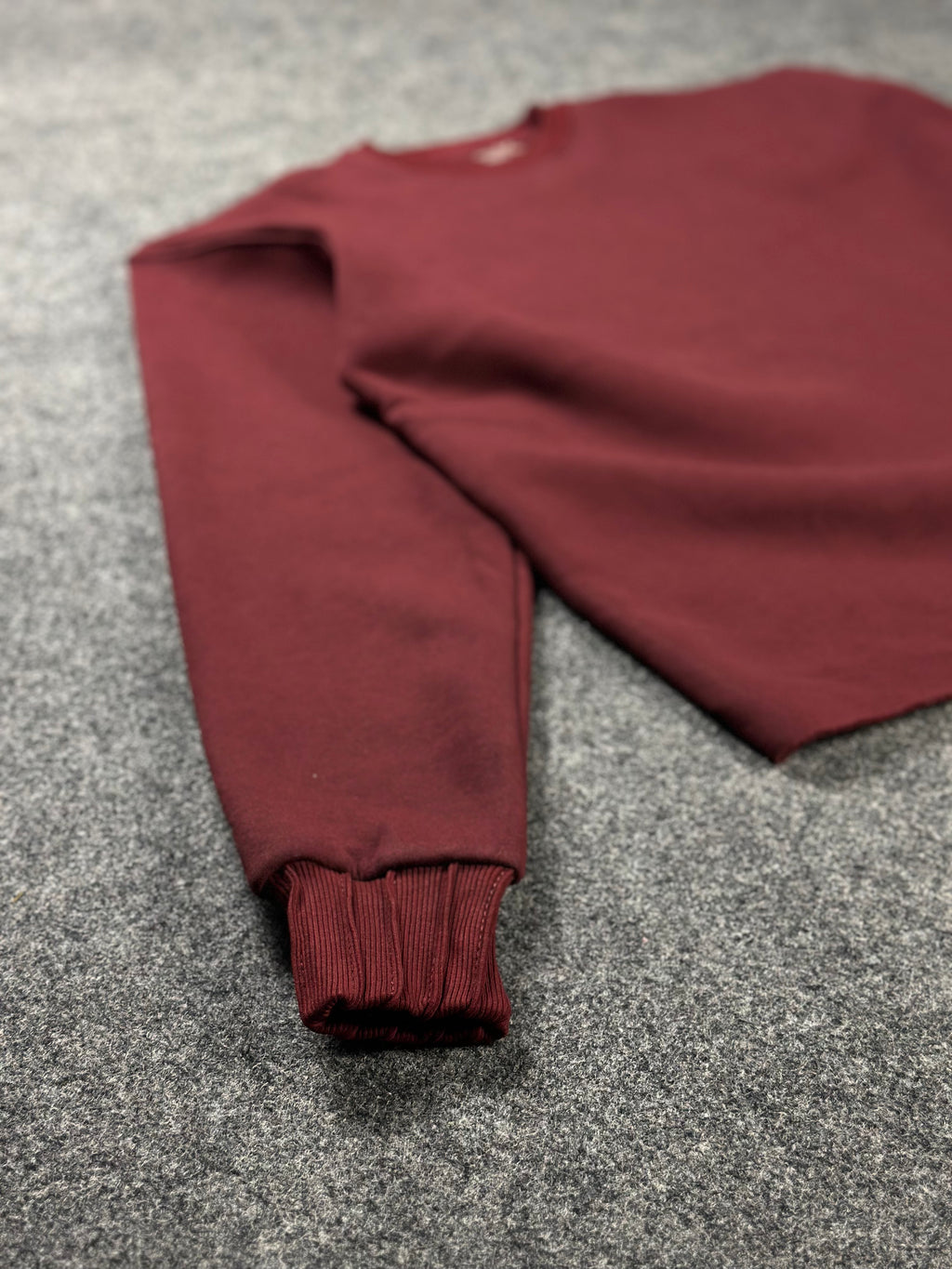 Crew-Neck Burgundy