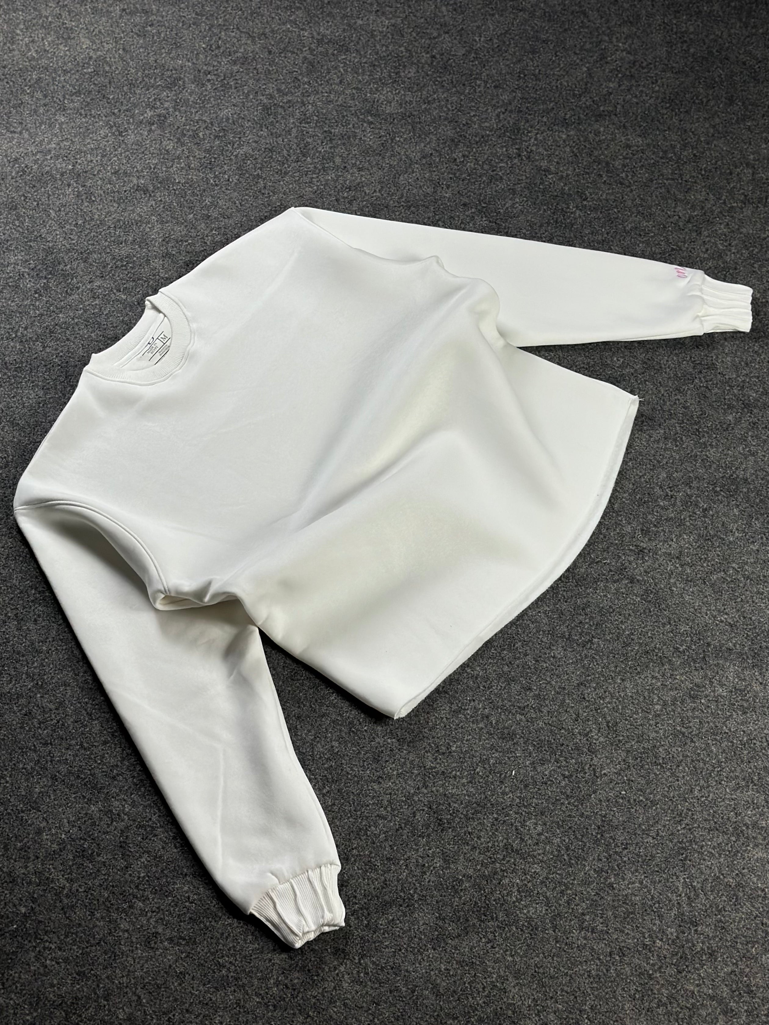 Crew-Neck White