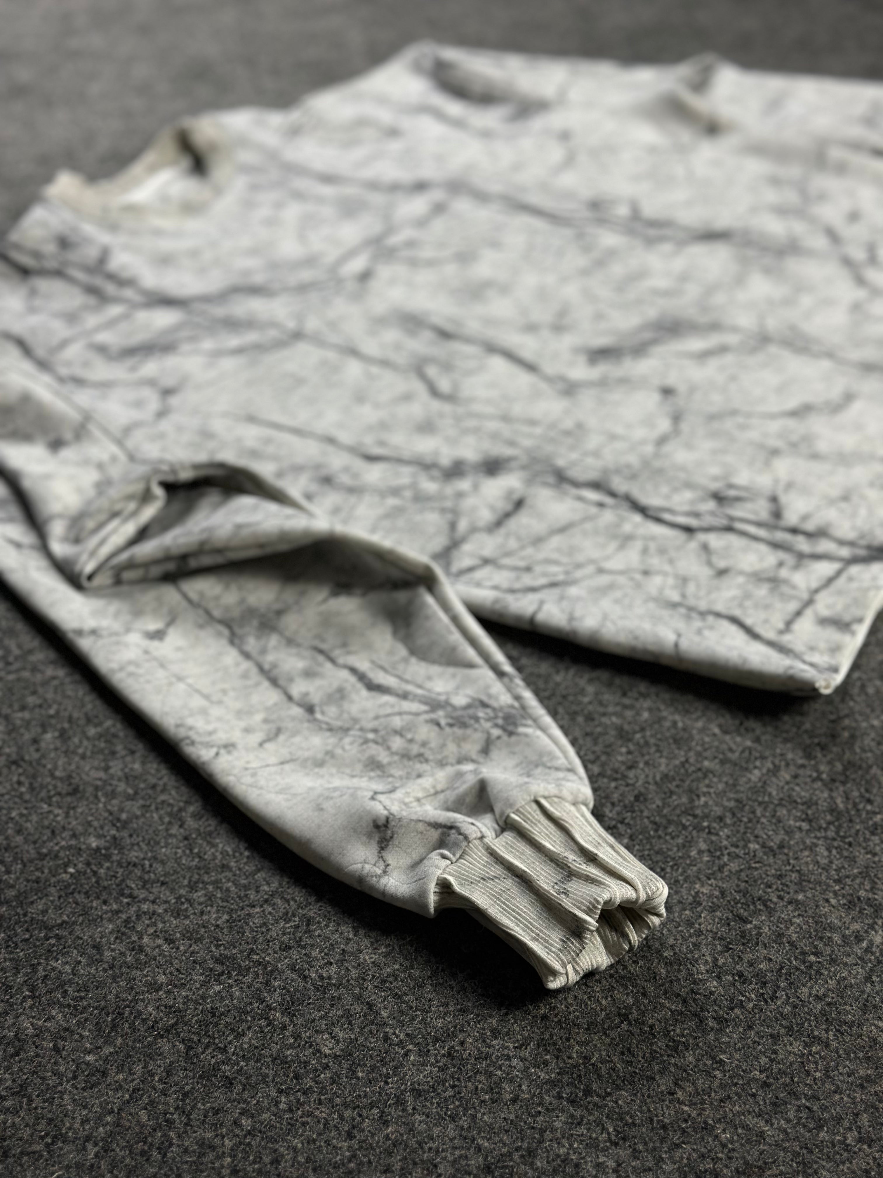 Crew-Neck Ash-Marble