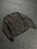 Crew-Neck Cocoa-Marble